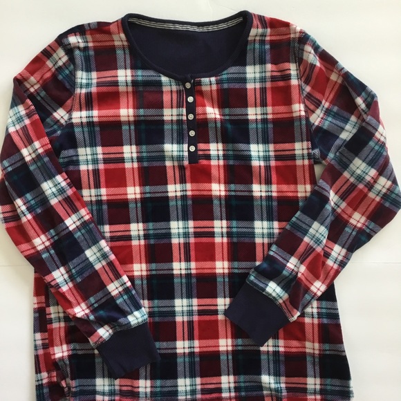 Nautica Women’s 2 Piece Fleece Pajama’s Plaid Size S - Picture 2 of 12